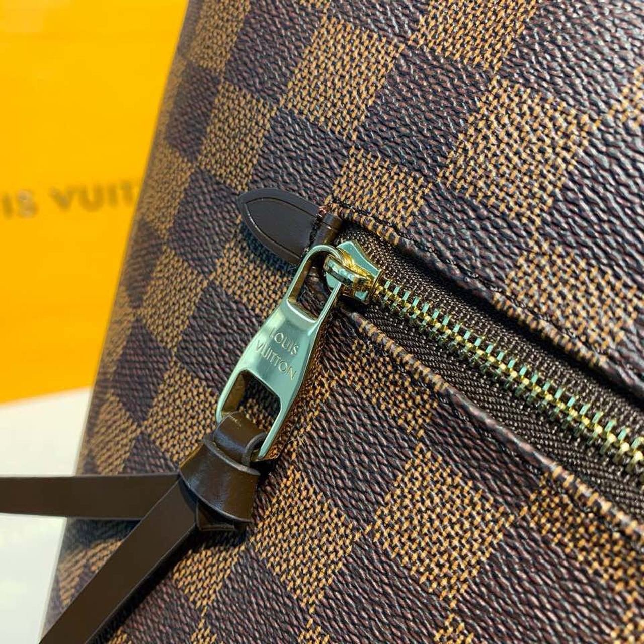 Louis Vuitton Iena MM Bag 34cm Damier Ebene Canvas Fall/Winter Collection N41013 Brown