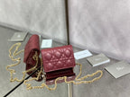 Christian Dior Shine Red Crossbody Bag 14cm