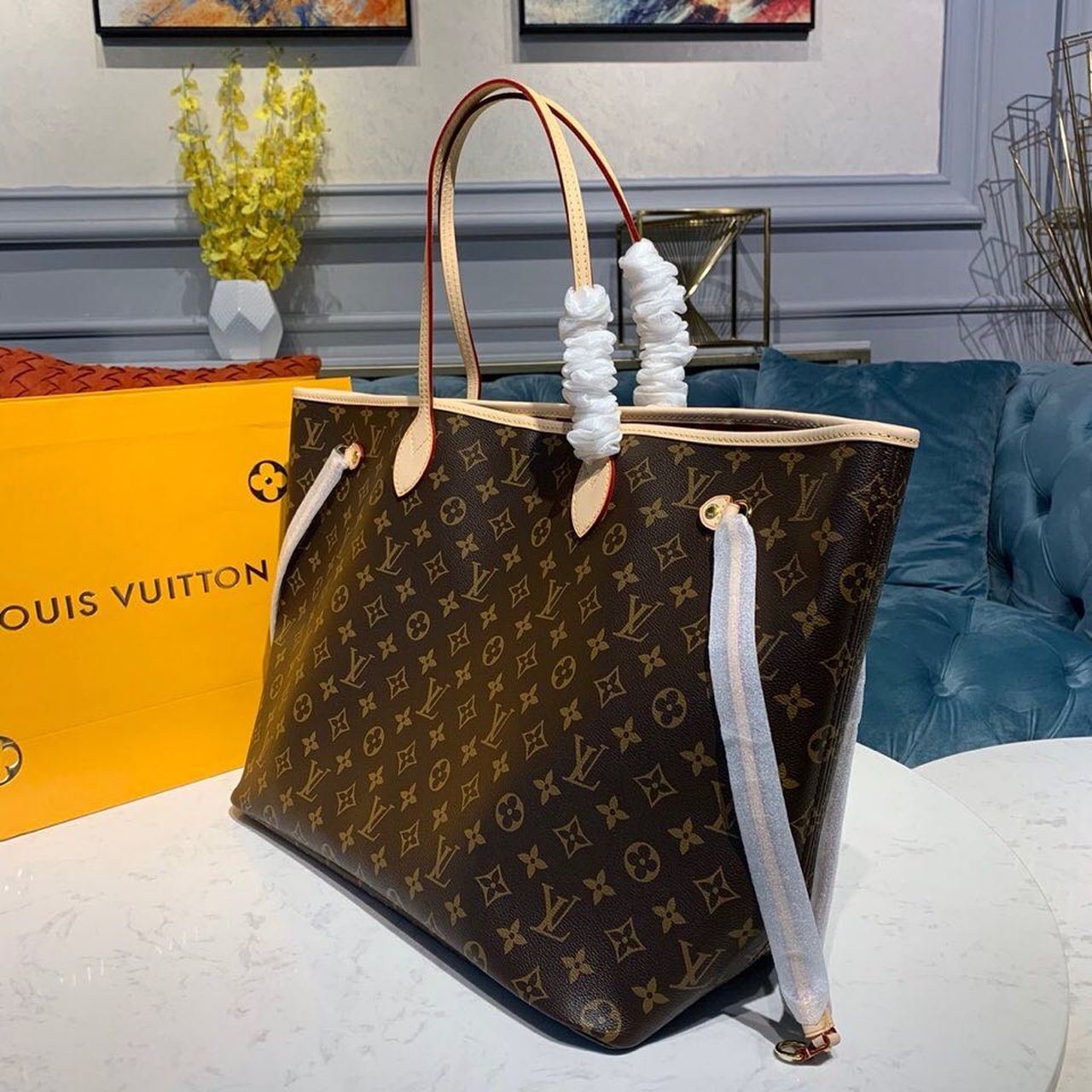 Louis Vuitton Neverfull GM Bag 40cm Monogram Canvas Fall/Winter Collection M40991 40cm Red