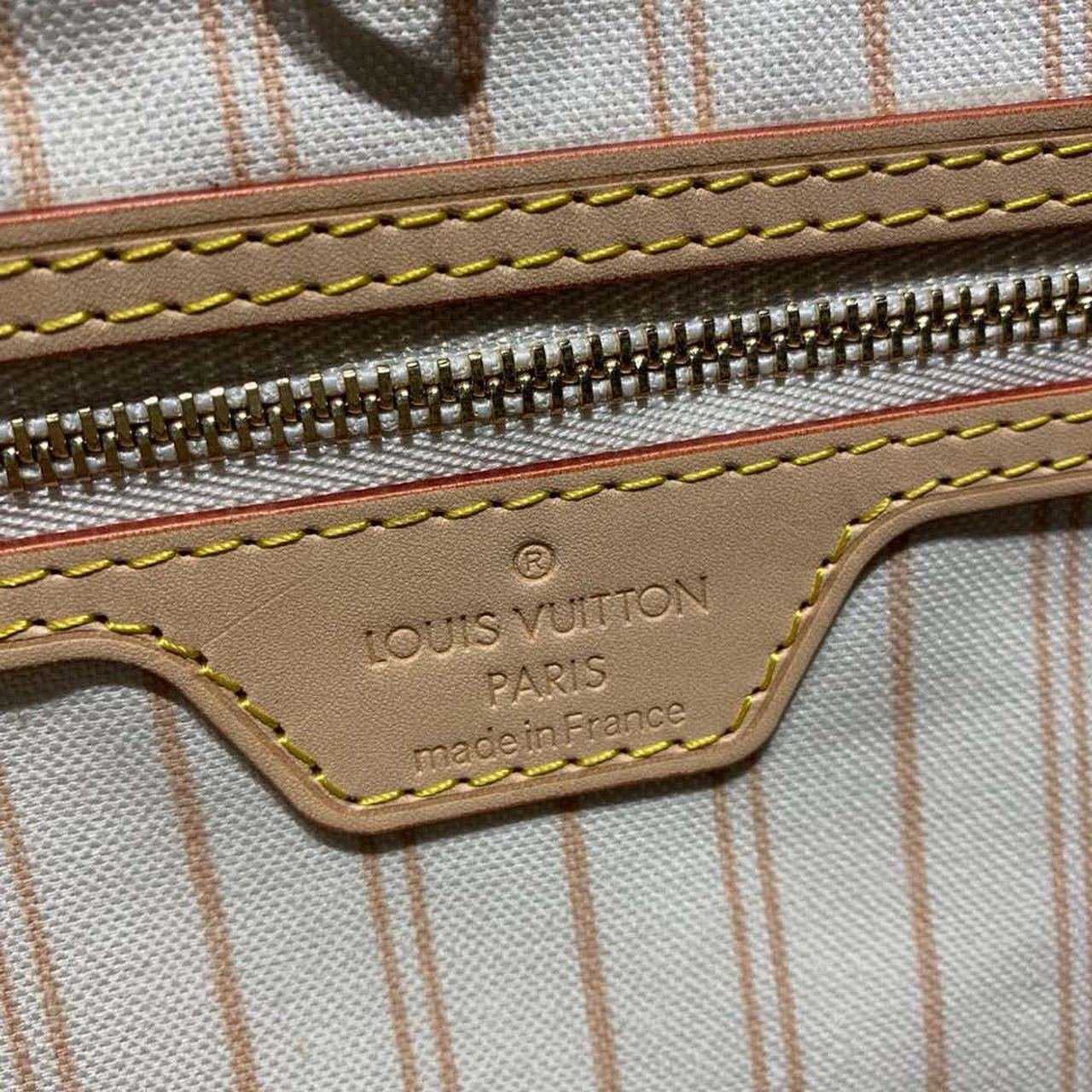 Louis Vuitton Neverfull GM Bag 40cm Damier Azur Canvas Fall/Winter Collection N41360, Beige