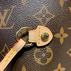 Louis Vuitton Neverfull MM Bag 32cm Monogram Canvas Fall/Winter Collection M41177, Rose Ballerine
