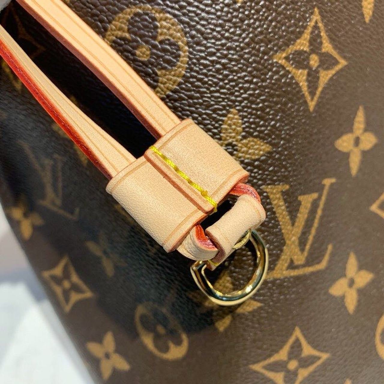 Louis Vuitton Neverfull MM Bag 32cm Monogram Canvas Fall/Winter Collection M41177, Rose Ballerine