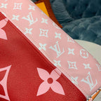 Louis Vuitton Neverfull MM 32cm Monogram Geant Canvas Spring/Summer Collection M44567, Rouge