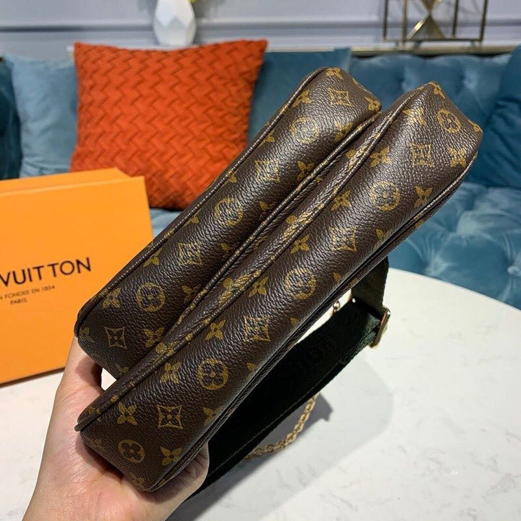 Louis Vuitton Multi Pochette Accessoires Bags Monogram Canvas Fall/Winter Collection M44813, Kaki