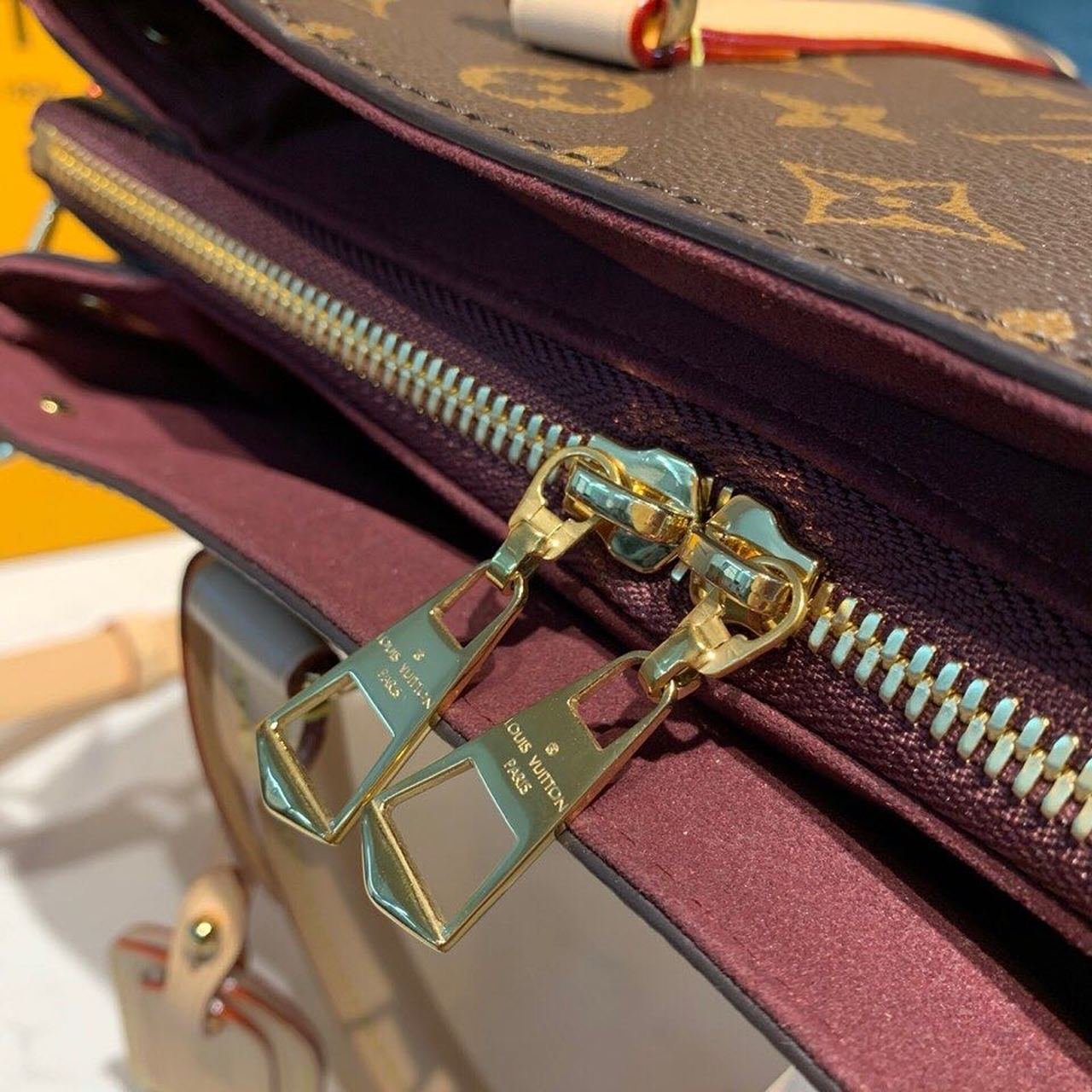 Christian Dior Blue Handle Bag 24cm