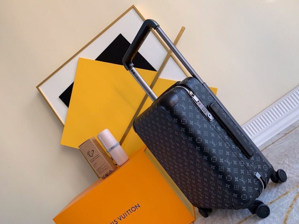 Louis Vuitton Horizon 55 Luggage Trolley Monogram Eclipse Canvas Spring/Summer Collection M23002, Black