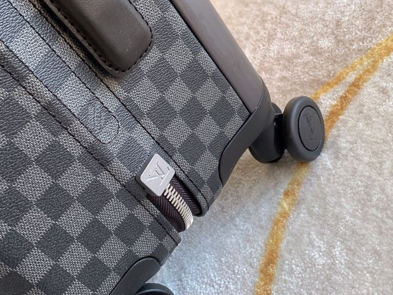 Louis Vuitton Horizon 55 Luggage Trolley Damier Graphite Canvas Spring/Summer Collection N23209, Black