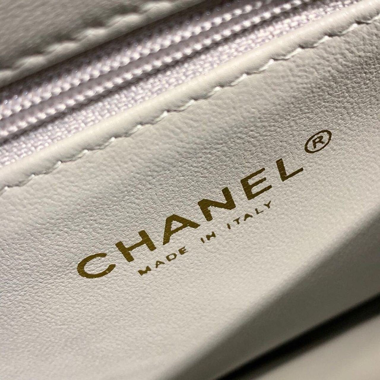 Chanel Trendy CC Maxi Top Handle Bag 25cm Lambskin Leather Fall/Winter Act 1 Collection Grey