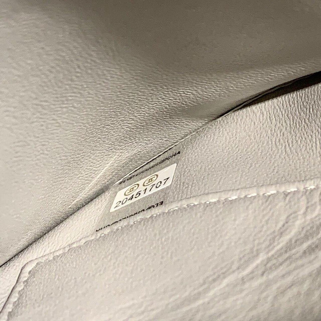 Chanel Trendy CC Maxi Top Handle Bag 25cm Lambskin Leather Fall/Winter Act 1 Collection Grey