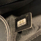 Chanel Chevron Boy Bag 20cm Caviar Leather Antique Gold Hardware Fall/Winter Act 1 Collection Black