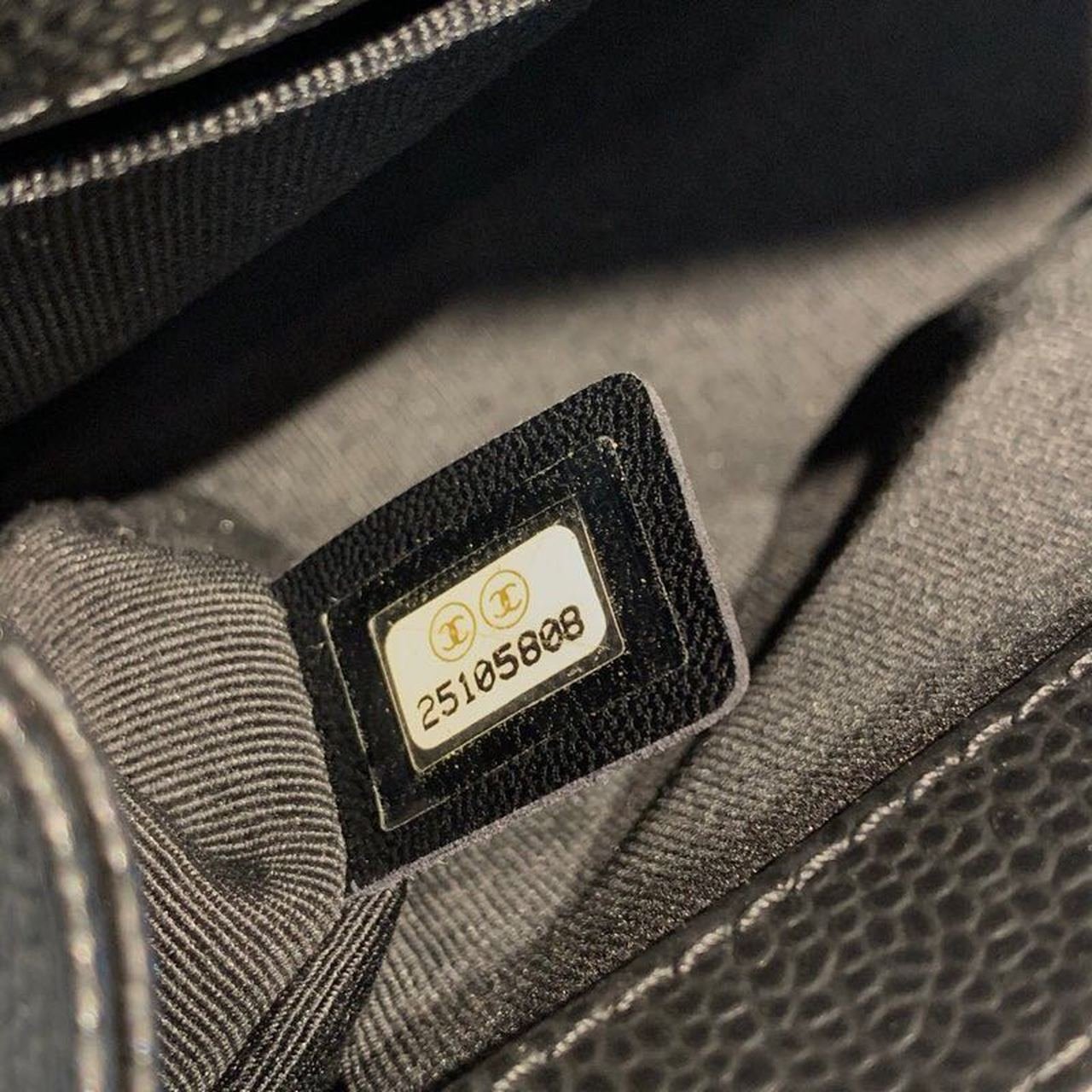 Chanel Quilted Boy Bag 20cm Caviar Leather Antique Silver Hardware Fall/Winter Act 1 Collection Black