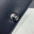 Chanel Quilted Boy Bag 25cm Lambskin Leather Antique Silver Hardware Fall/Winter Act 1 Collection Black