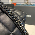 Chanel 19 Flap Bag 30cm Goatskin Leather Fall/Winter Act 1 Collection Black
