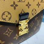 Louis Vuitton Pochette Métis Bag Monogram Reverse Canvas Fall/Winter Collection 24 cm Brown