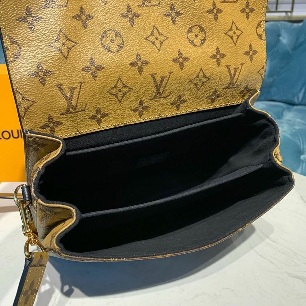 Louis Vuitton Pochette Métis Bag Monogram Reverse Canvas Fall/Winter Collection 24 cm Brown