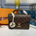 Louis Vuitton Pochette Métis Braided Handle Bag Monogram Canvas Fall/Winter Collection M43984, Carmel/Brown
