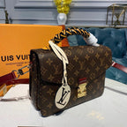 Louis Vuitton Pochette Métis Braided Handle Bag Monogram Canvas Fall/Winter Collection M43984, Carmel/Brown