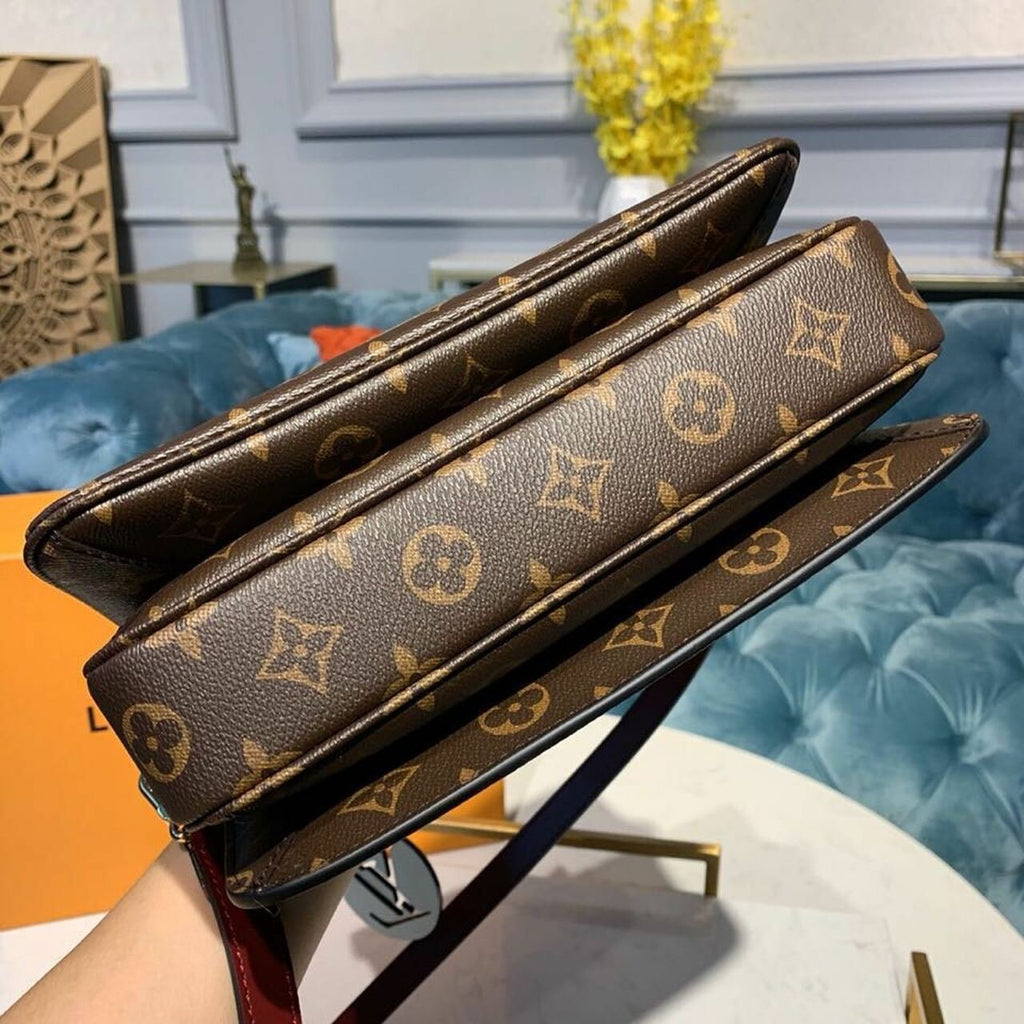 Louis Vuitton Pochette Métis Braided Handle Bag Monogram Canvas Fall/Winter Collection M43984, Carmel/Brown