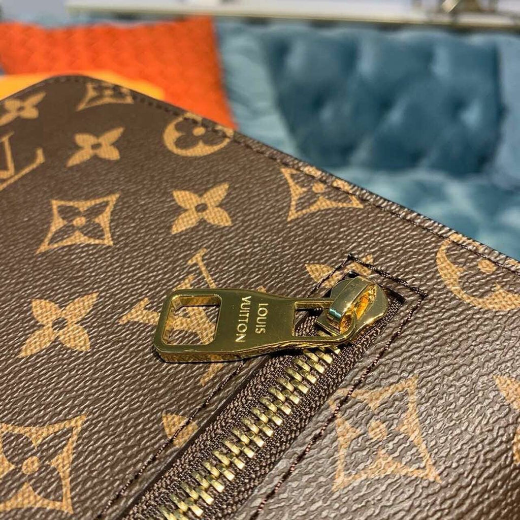 Louis Vuitton Pochette Métis Braided Handle Bag Monogram Canvas Fall/Winter Collection M43984, Carmel/Brown