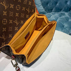 Louis Vuitton Pochette Métis Braided Handle Bag Monogram Canvas Fall/Winter Collection M43984, Carmel/Brown