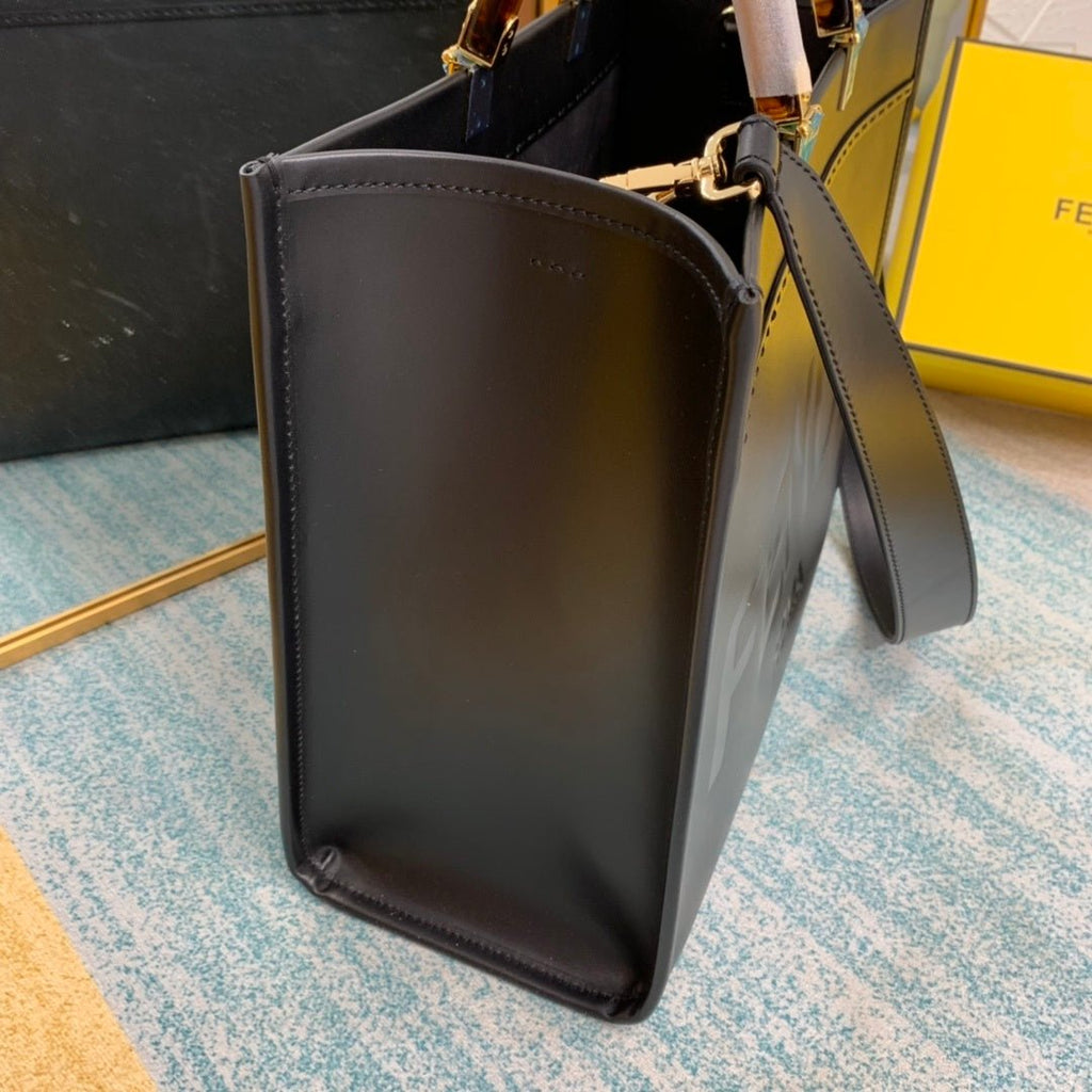 Fendi Sunshine Handle Bag 36cm Black