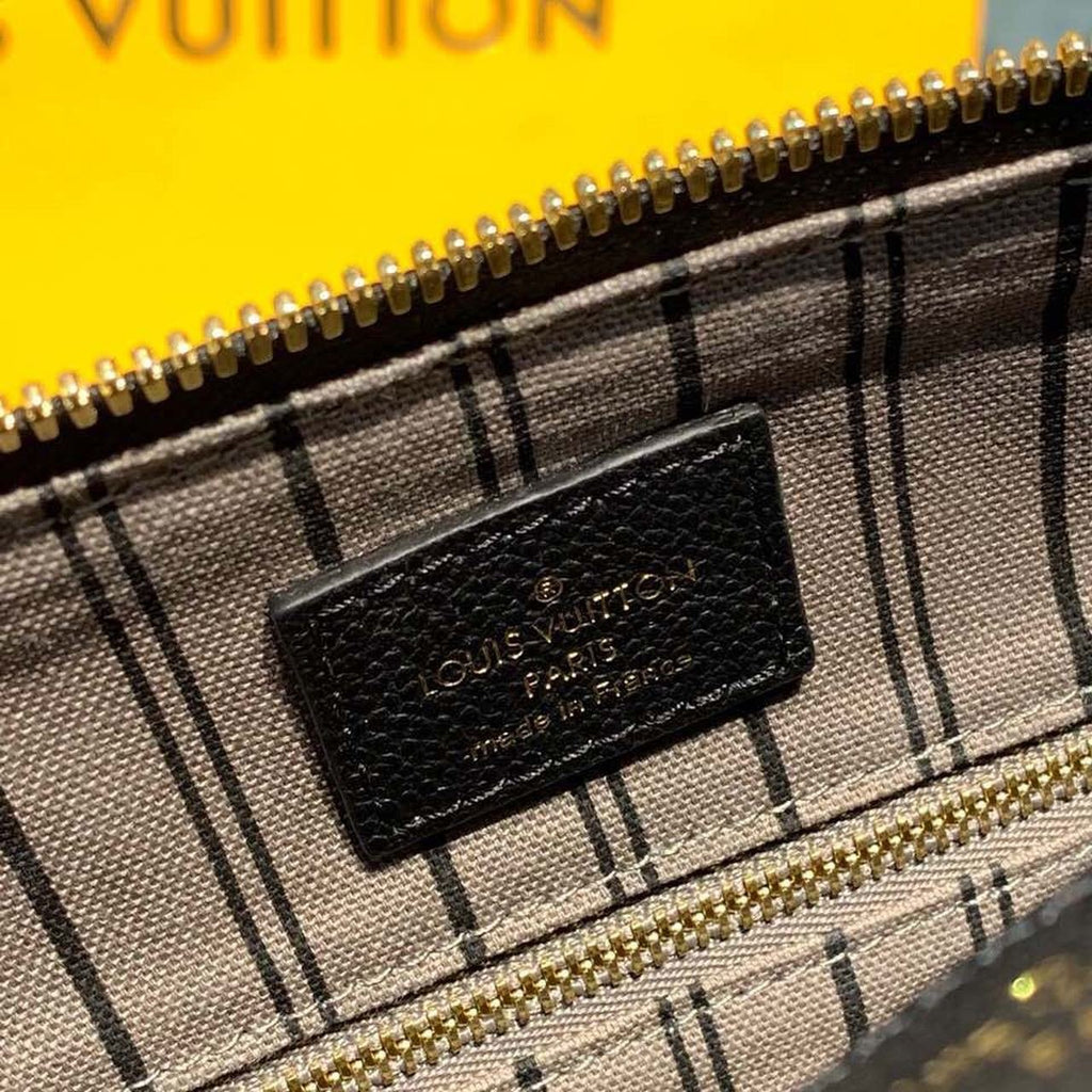 Louis Vuitton Speedy Bandouliere Bag 25cm Monogram Empreinte Leather Spring/Summer Collection M42401, Black