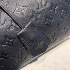Louis Vuitton Speedy Bandouliere Bag 25cm Monogram Empreinte Leather Spring/Summer Collection M42401, Black