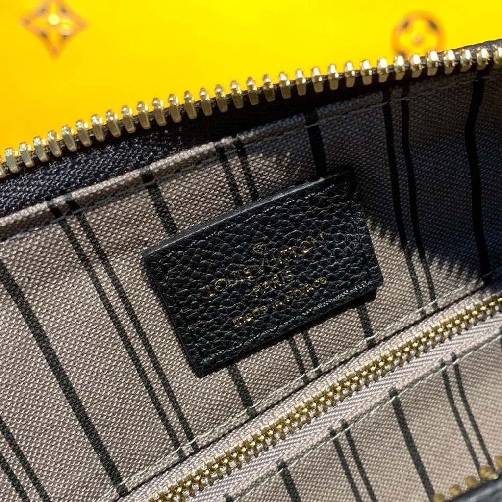 Louis Vuitton Speedy Bandouliere Bag 30cm Monogram Empreinte Leather Spring/Summer Collection M42406, Black