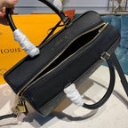 Louis Vuitton Speedy Bandouliere Bag 30cm Monogram Empreinte Leather Spring/Summer Collection M42406, Black