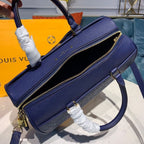 Louis Vuitton Speedy Bandouliere Bag 30cm Monogram Empreinte Leather Spring/Summer Collection M42406, Blue