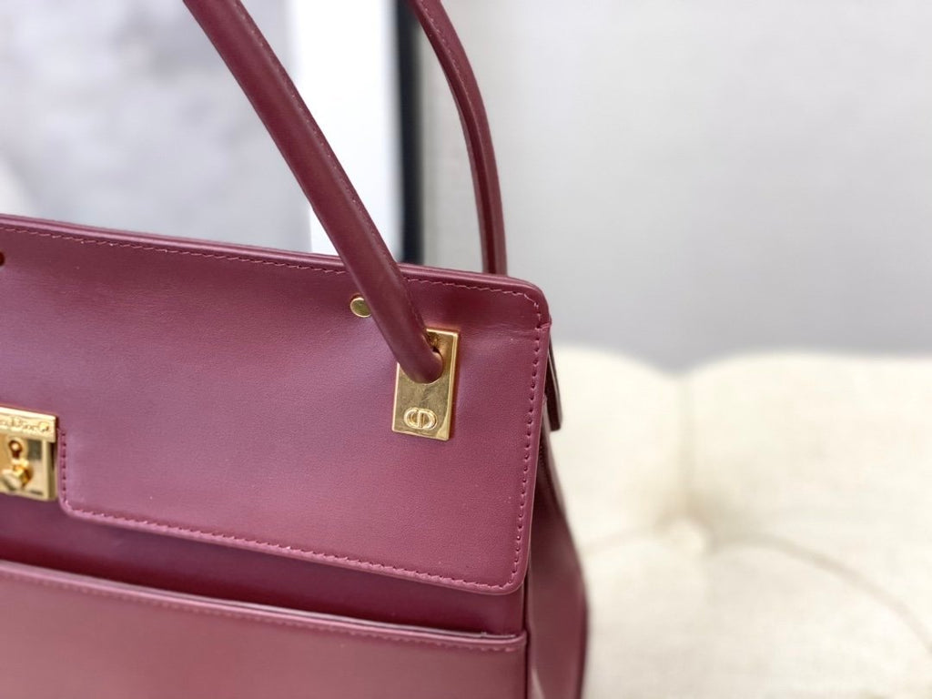 Christian Dior Pareisenne Bag 30cm Red Wine