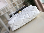 Chanel 19 Flap Bag 30cm Goatskin Leather Fall/Winter Act 1 Collection, White