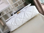 Chanel 19 Flap Bag Goatskin Leather Fall/Winter Act 1 Collection White