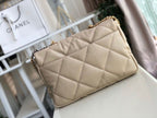 Chanel 19 Flap Bag 36cm Goatskin Leather Fall/Winter Act 1 Collection, Beige