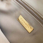 Chanel 19 Flap Bag 36cm Goatskin Leather Fall/Winter Act 1 Collection, Beige