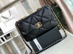Chanel 19 Flap Bag 30cm Goatskin Leather Fall/Winter Act 1 Collection, Black