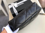 Chanel 19 Flap Bag 30cm Goatskin Leather Fall/Winter Act 1 Collection, Black