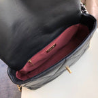 Chanel 19 Flap Bag 30cm Goatskin Leather Fall/Winter Act 1 Collection, Black