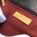 Chanel 19 Flap Bag 30cm Goatskin Leather Fall/Winter Act 1 Collection, Black