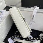 Chanel Classic Flap Bag 20cm White