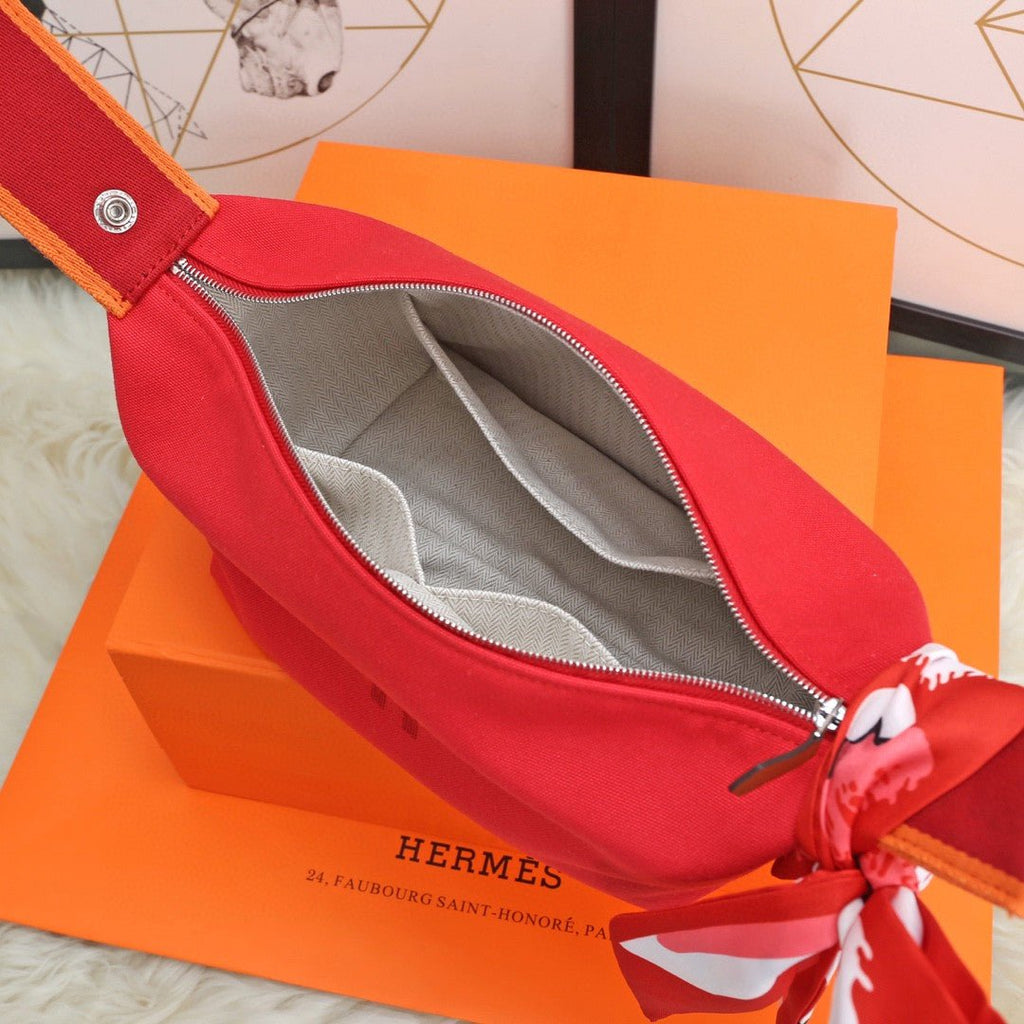 Hermes Bride A Brac Case Red Bag For Women, Women’s Handbags, Shoulder Bags 9.8in/25cm