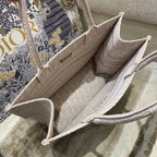 Christina Dior Medium Book Tote Bag 36cm Light Pink
