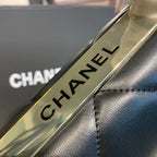 Chanel Trendy CC Quilted Bag 30cm Lambskin Leather Gold Hardware Spring/Summer Act 1 Collection , Black