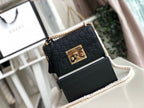Gucci Padlock Small Gucci Signature Shoulder Bag Black Gucci Signature For Women 7.9in/20cm