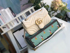 Gucci Marmont Matelassé Mini Bag White For Women 8.5in/22cm
