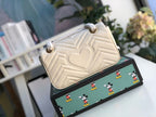 Gucci Marmont Matelassé Mini Bag White For Women 8.5in/22cm