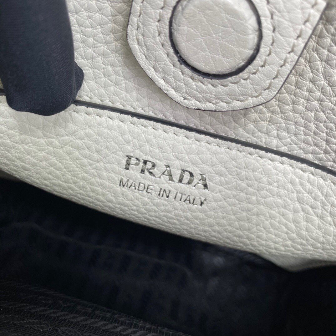 Prada Mini Shoulder Bag White For Women, Women’s Bags 7.9in/20cm