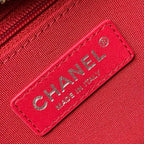 Chanel Gabrielle Hobo Bag 20cm Aged Calfskin Leather Bi-Color Gold/Silver Strap Spring/Summer Act 1 Collection, Black
