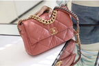 Chanel 19 Flap Bag 26cm Goatskin Leather Spring/Summer Act 1 Collection, Salmon Pink