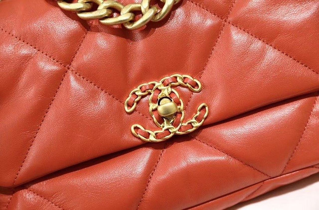 Chanel 19 Flap Bag 26cm Goatskin Leather Spring/Summer Act 1 Collection, Red
